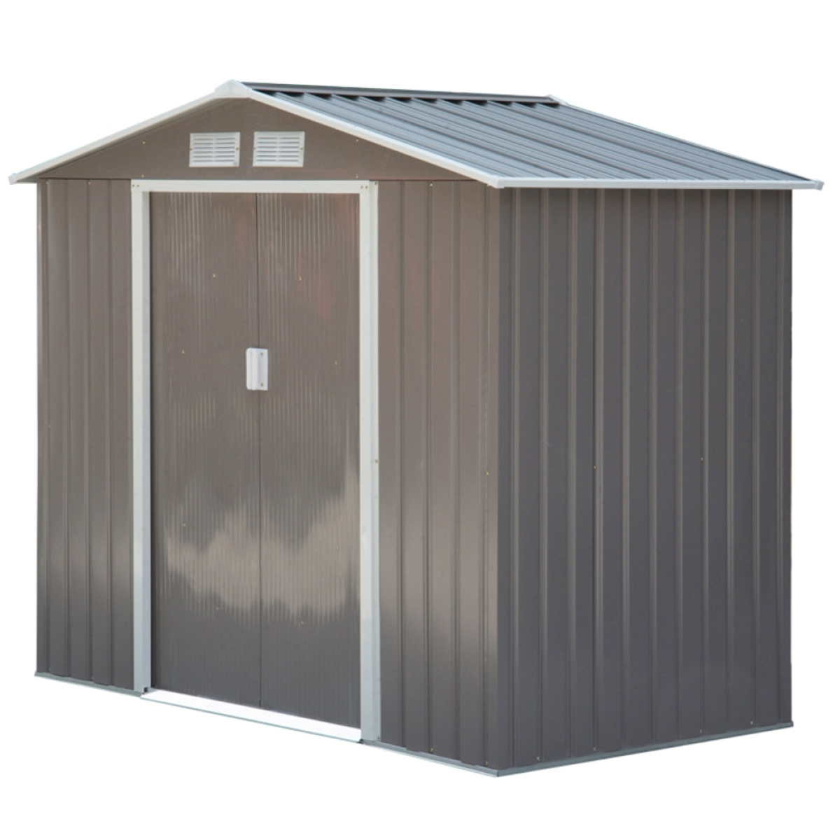 7' x 4' Steel Garden Storage Shed - Durable, Spacious & Weather-Resistant