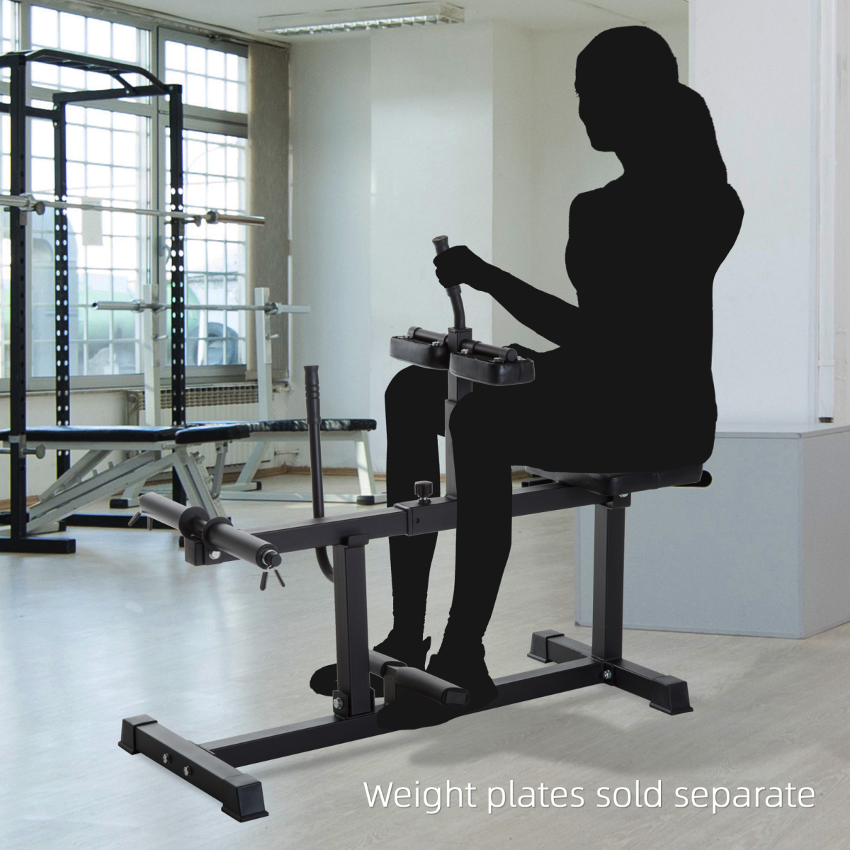 SPORTNOW Adjustable Leg Extension Machine - Build Powerful Calves Today