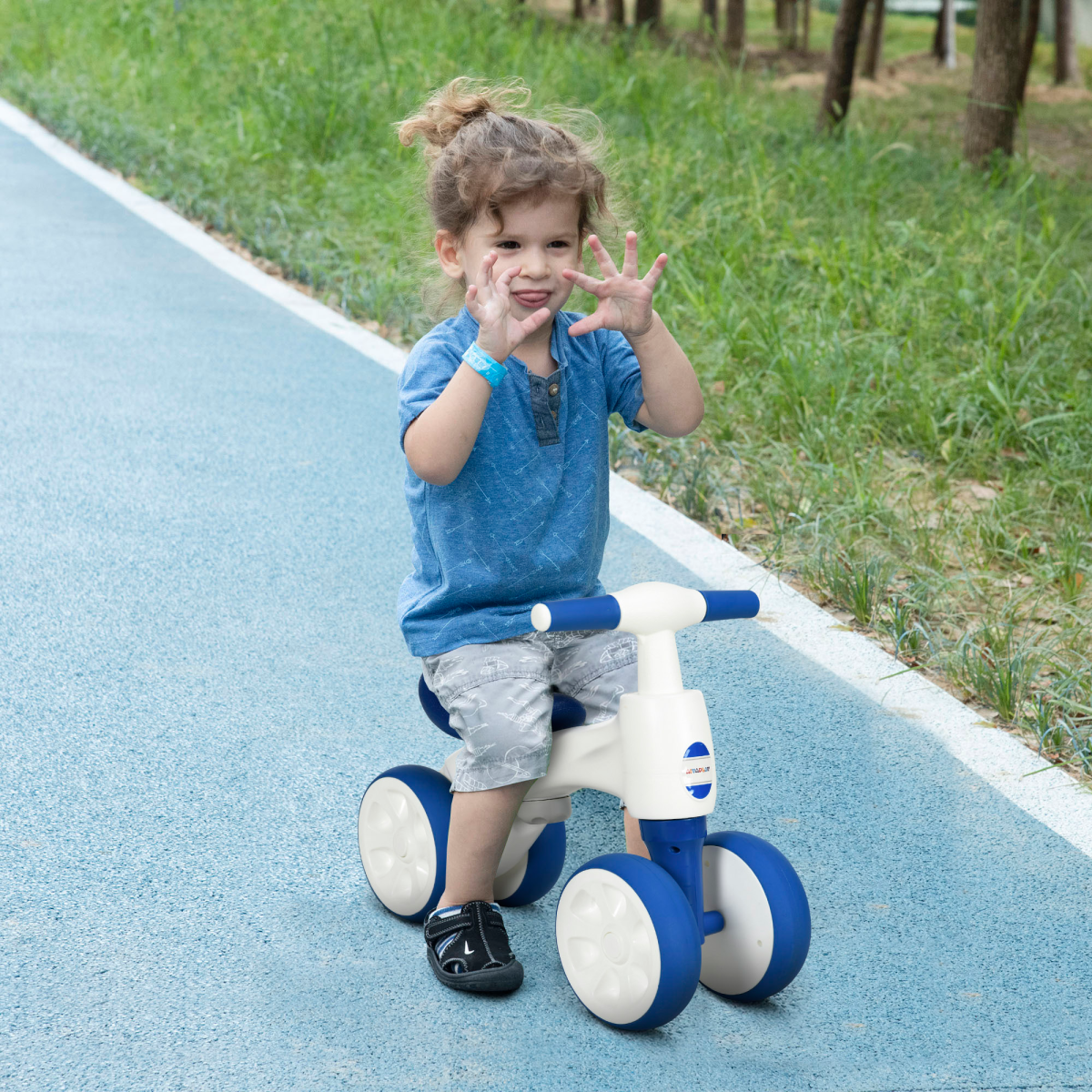 Baby Balance Bike 18-36 Months - No Pedals, Anti-Slip Handlebars