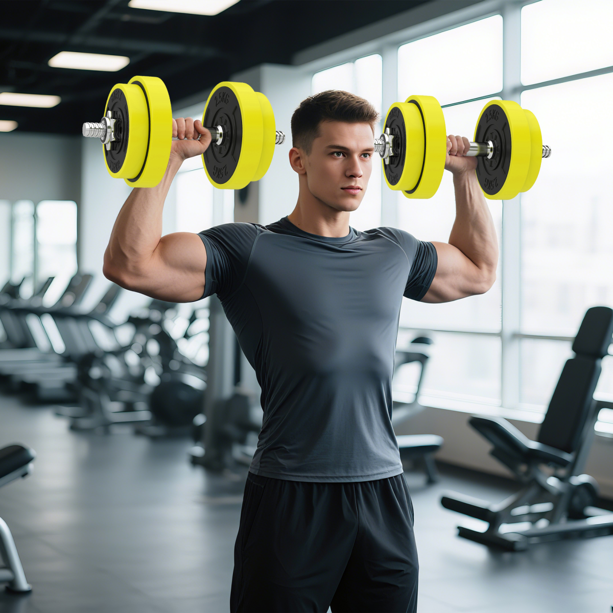 Flexible 20KG Adjustable Barbell & Dumbbell Home Gym Set