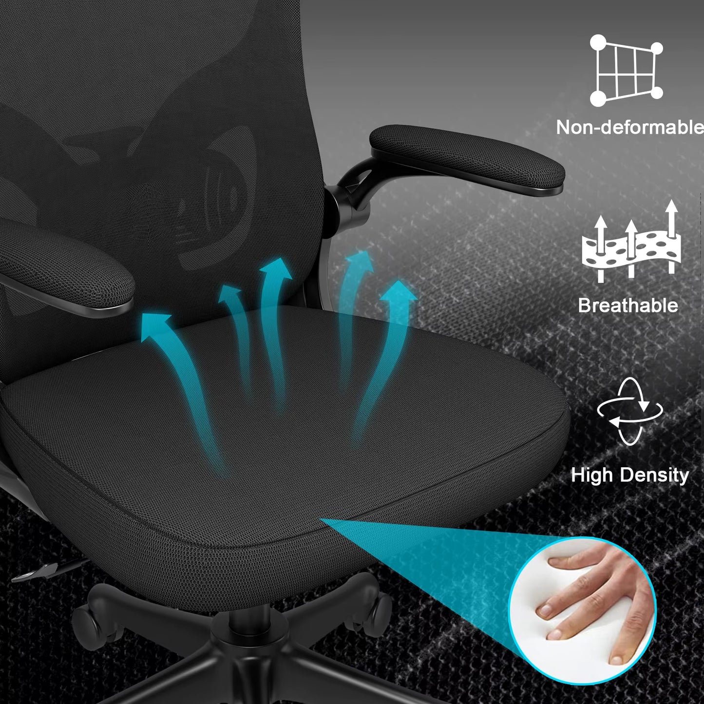 Revolutionary Ergonomic Reclining Swivel Chair - Ideal for Home Office & Gaming with Customizable Backrest and Lift Options