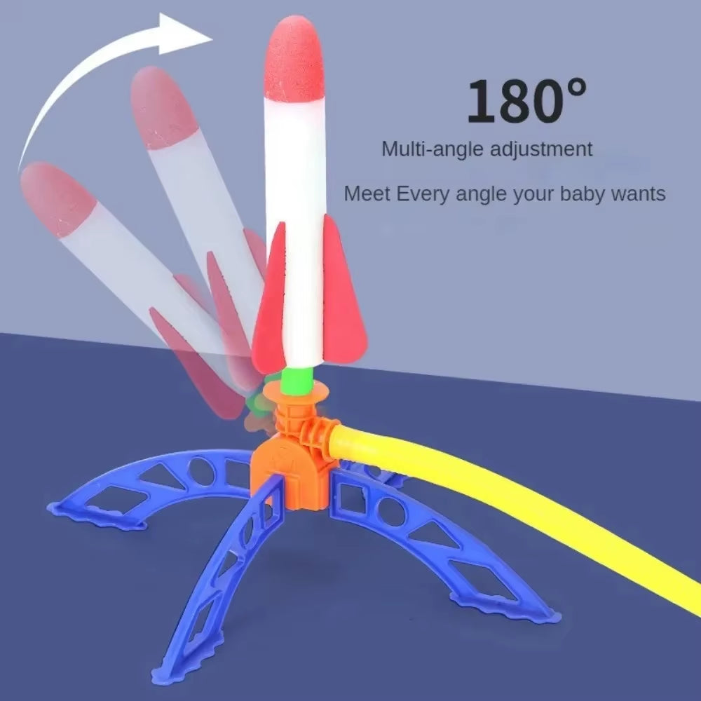 Air Rocket Foot Pump Launcher - Exciting Outdoor Toy for Kids, Perfect for Jumping Sports and Fun Games!