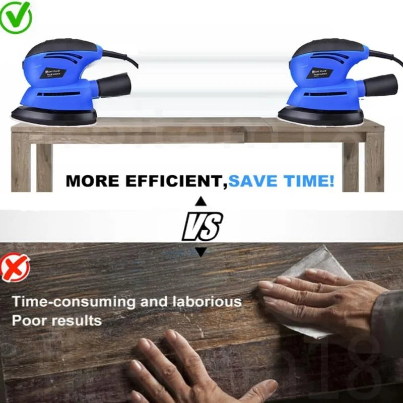 130W Detail Sander Handheld Electric Sander Palm Sander Mouse Sander Small Sanding Machine 