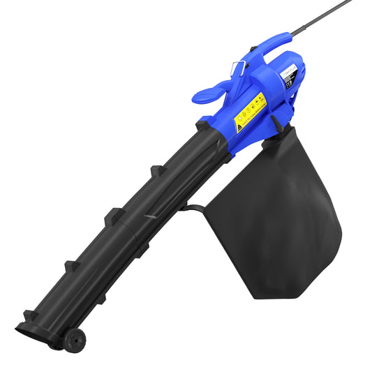 3000W Garden Vacuum and Blower for Efficient Patio and Garden Cleanup, 13 m³/min Airflow