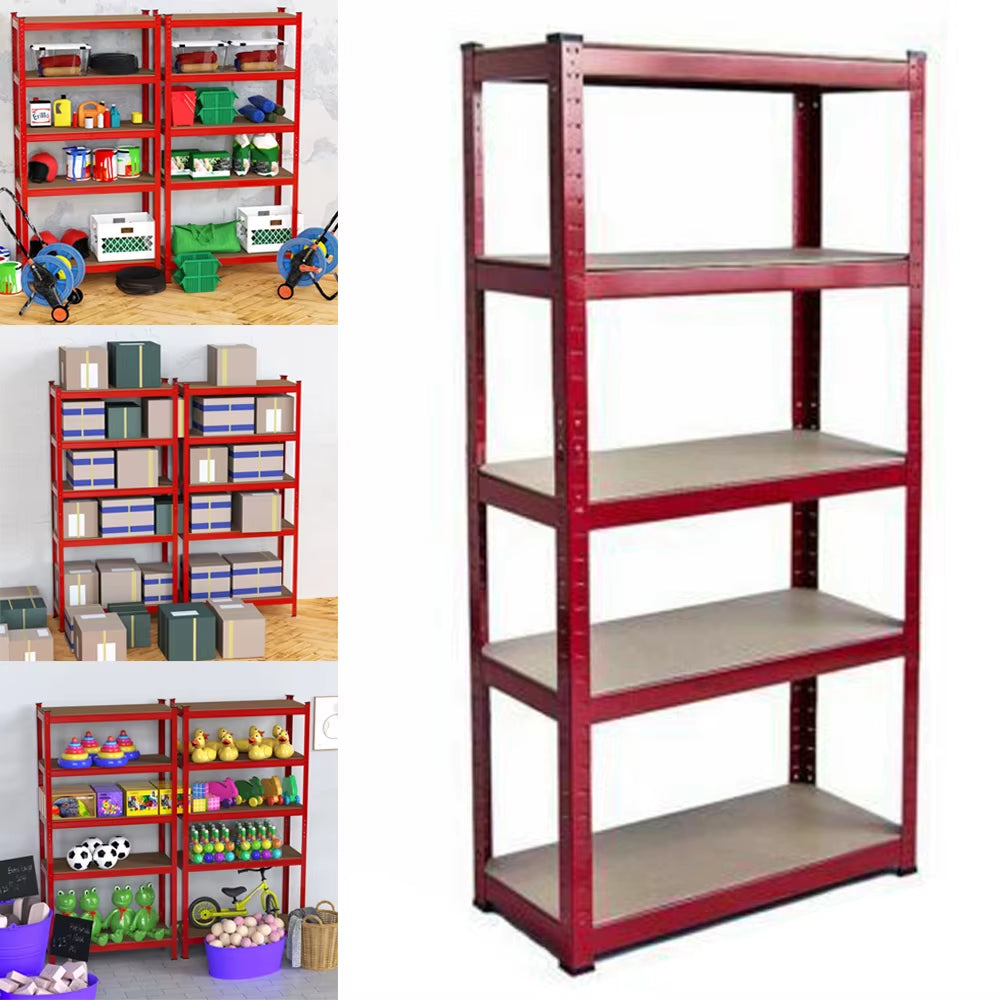 5-Tier Storage Shelf Kitchen Shelving Unit Pantry Shelves for Bathroom Kitchen Garage Pantry Rack