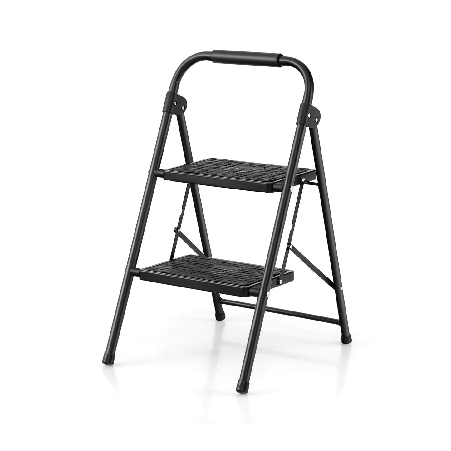 2 Step Folding Ladder with Safe Lock and Hand Grip