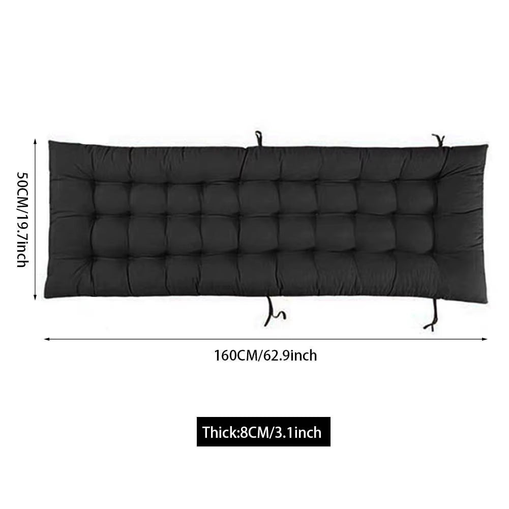 【】Sun Lounger Cushion Pad Garden In/Outdoor Recliner Chair Seat Pads