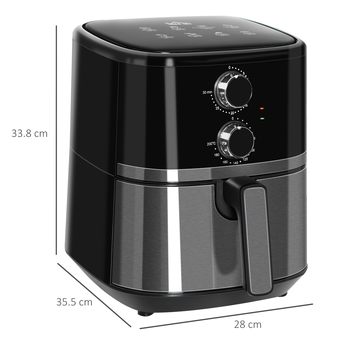 1500W 4.5L Air Fryer: Healthy Cooking Made Easy for the Whole Family