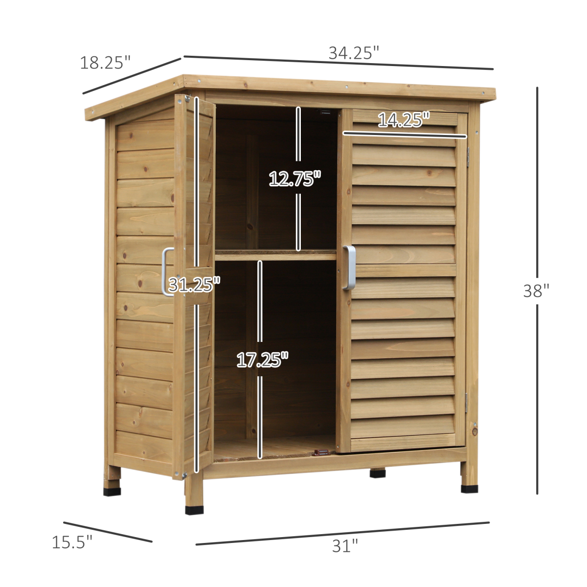 Garden Shed Pro: Weatherproof, Spacious Storage with Easy Assembly