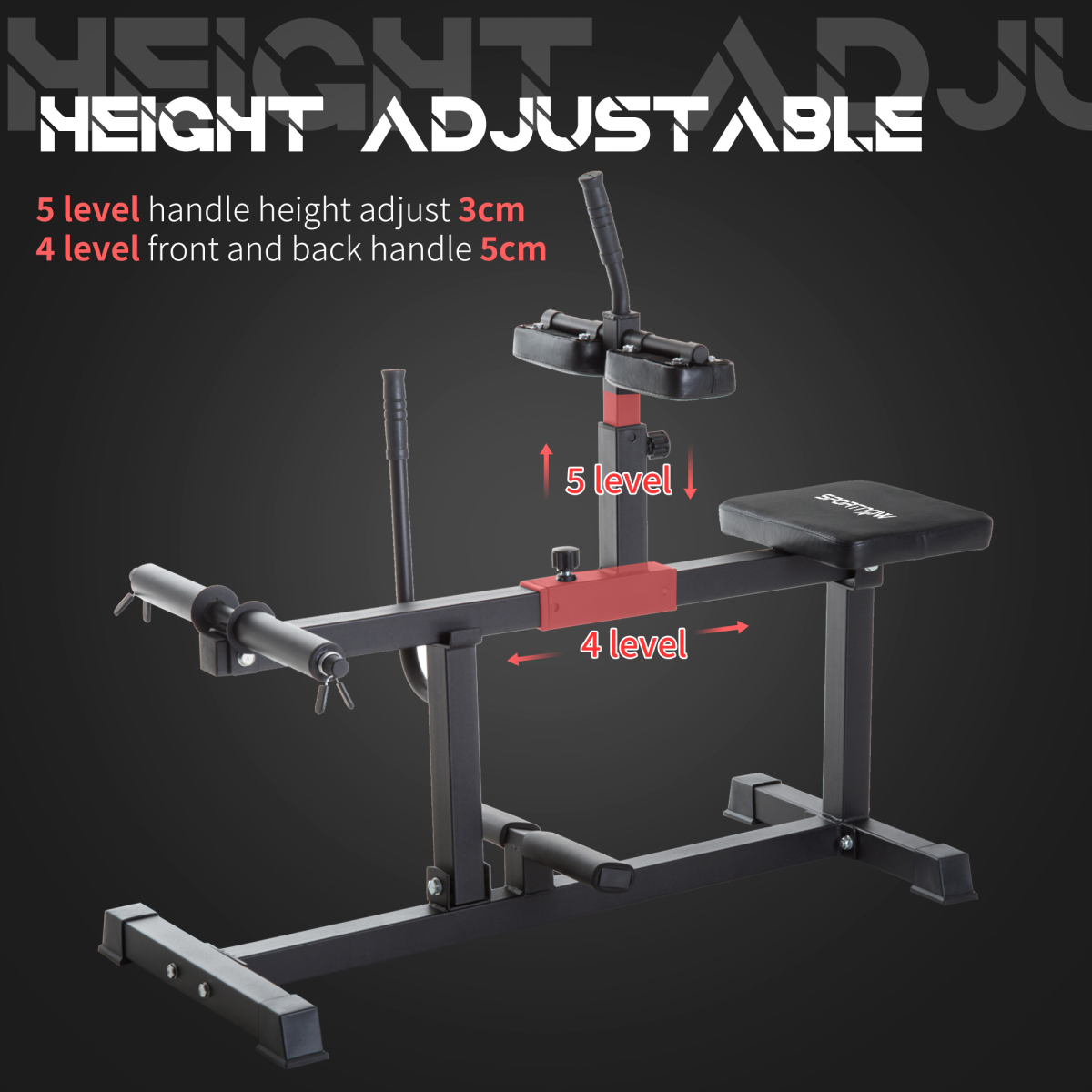 SPORTNOW Adjustable Leg Extension Machine - Build Powerful Calves Today