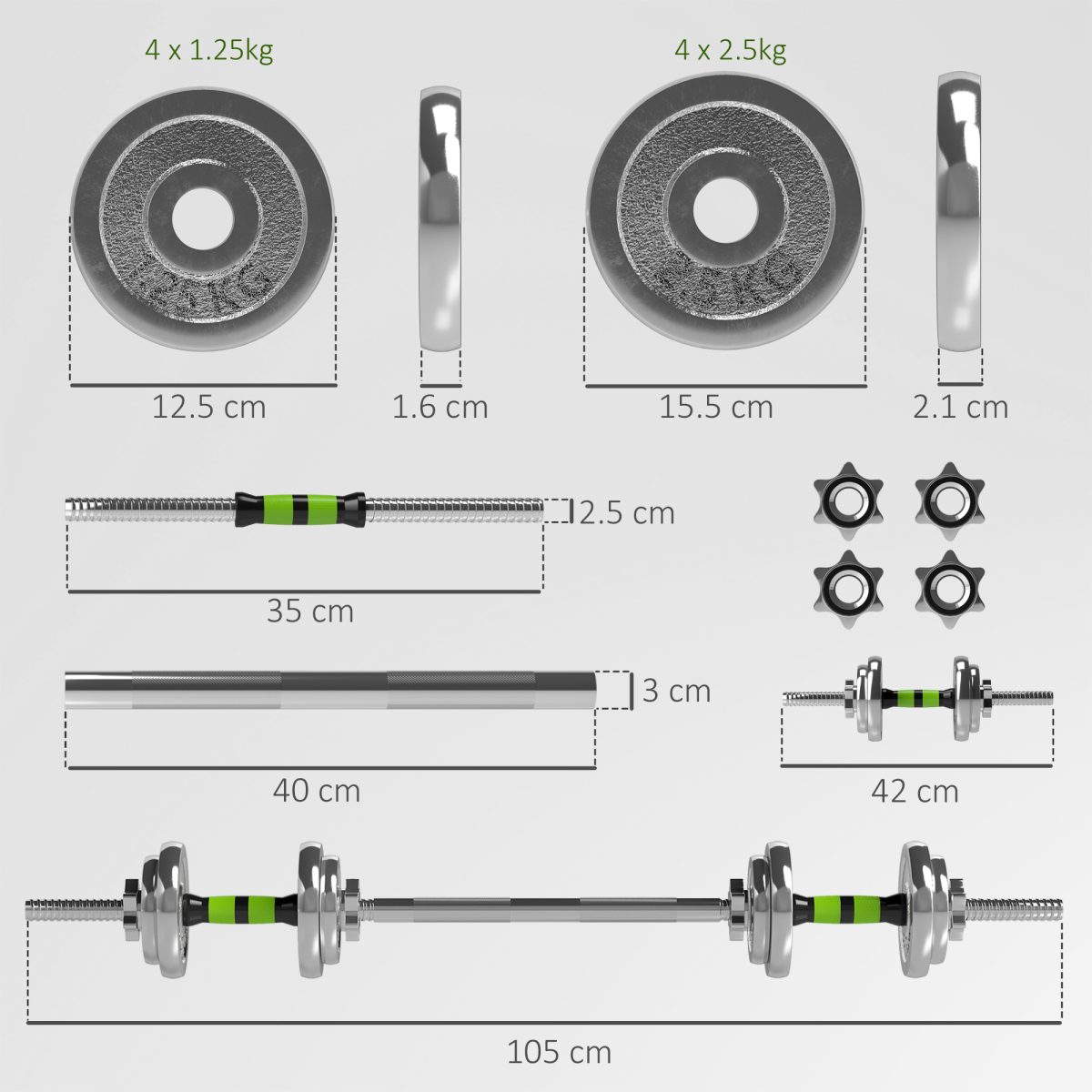SPORTNOW 20kg Adjustable Dumbbells: Transform Your Workout Experience