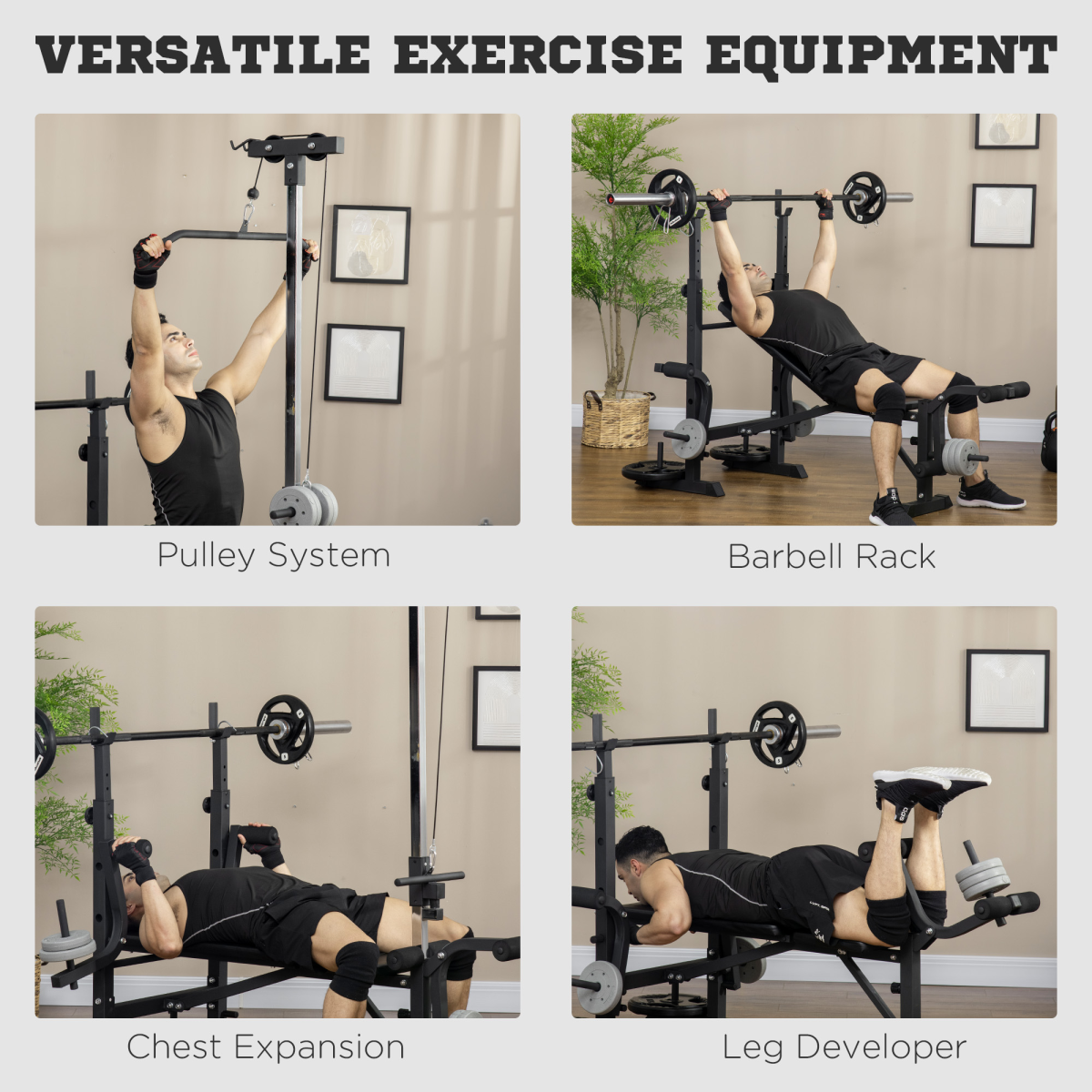 Versatile Adjustable Weight Bench for Complete Home Workout Experience