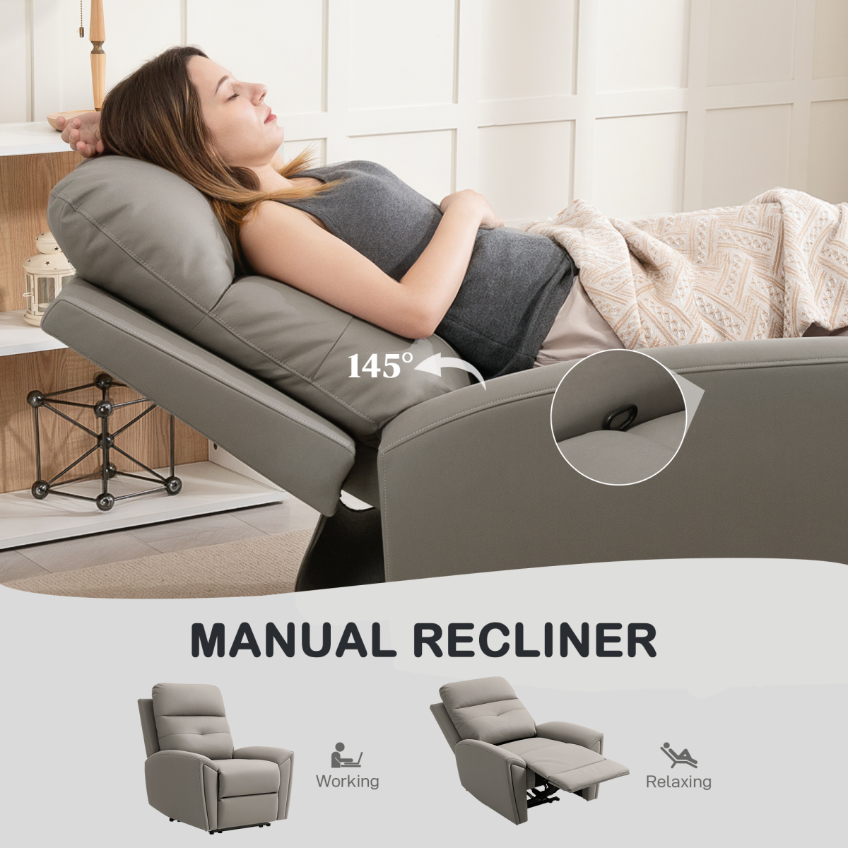 Grey Recliner Armchair: Ultimate Comfort for Your Living Room Oasis
