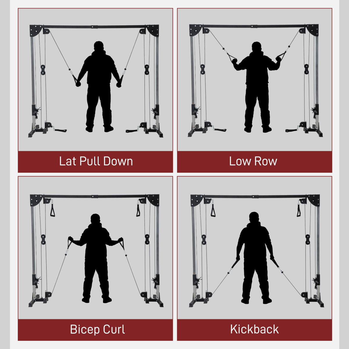 SPORTNOW Cable Crossover Machine: Ultimate All-in-One Strength Training Tool