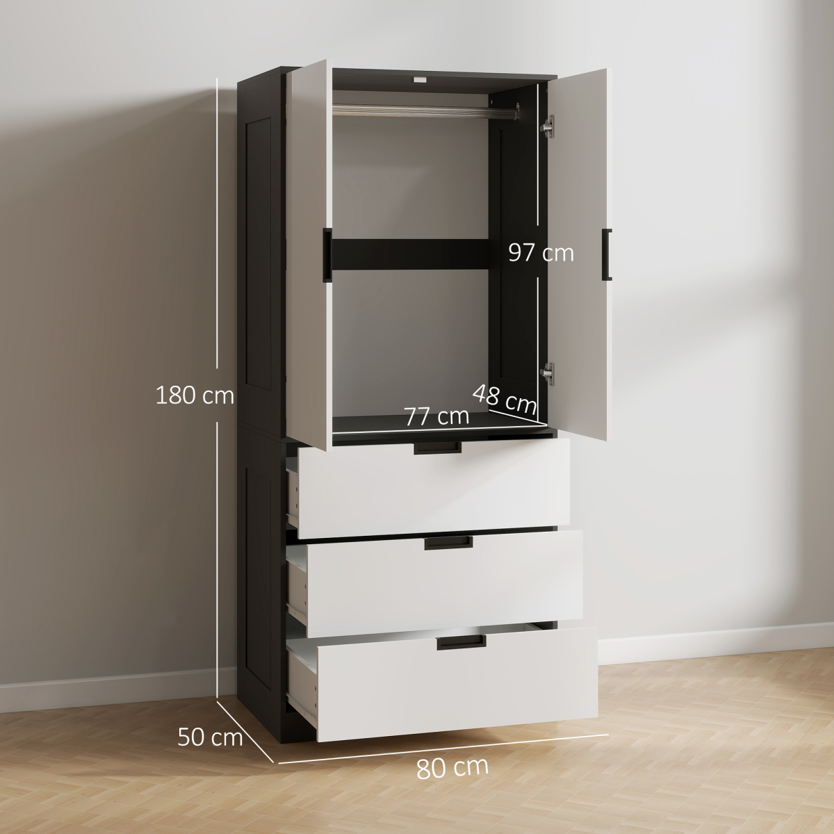 Chic 2-Door Hall Tree & Dresser: Stylish Storage Cabinet with Drawers