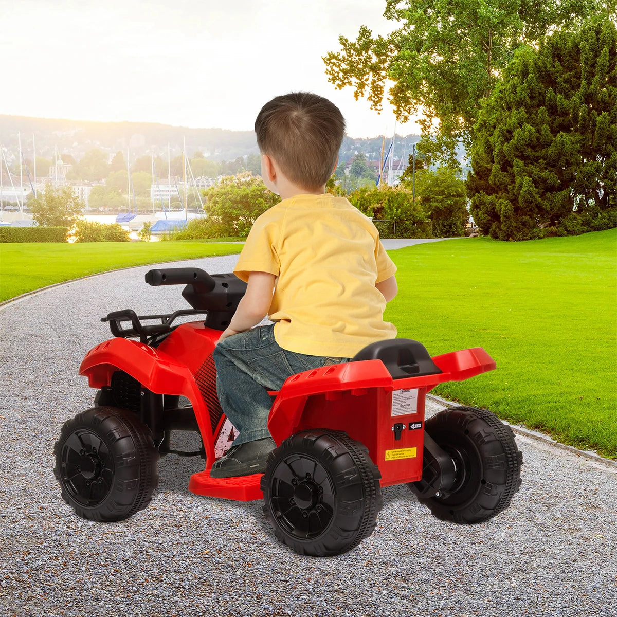 Electric Quad Bike 6V Battery Ride on Car for Kids 18-36 Months