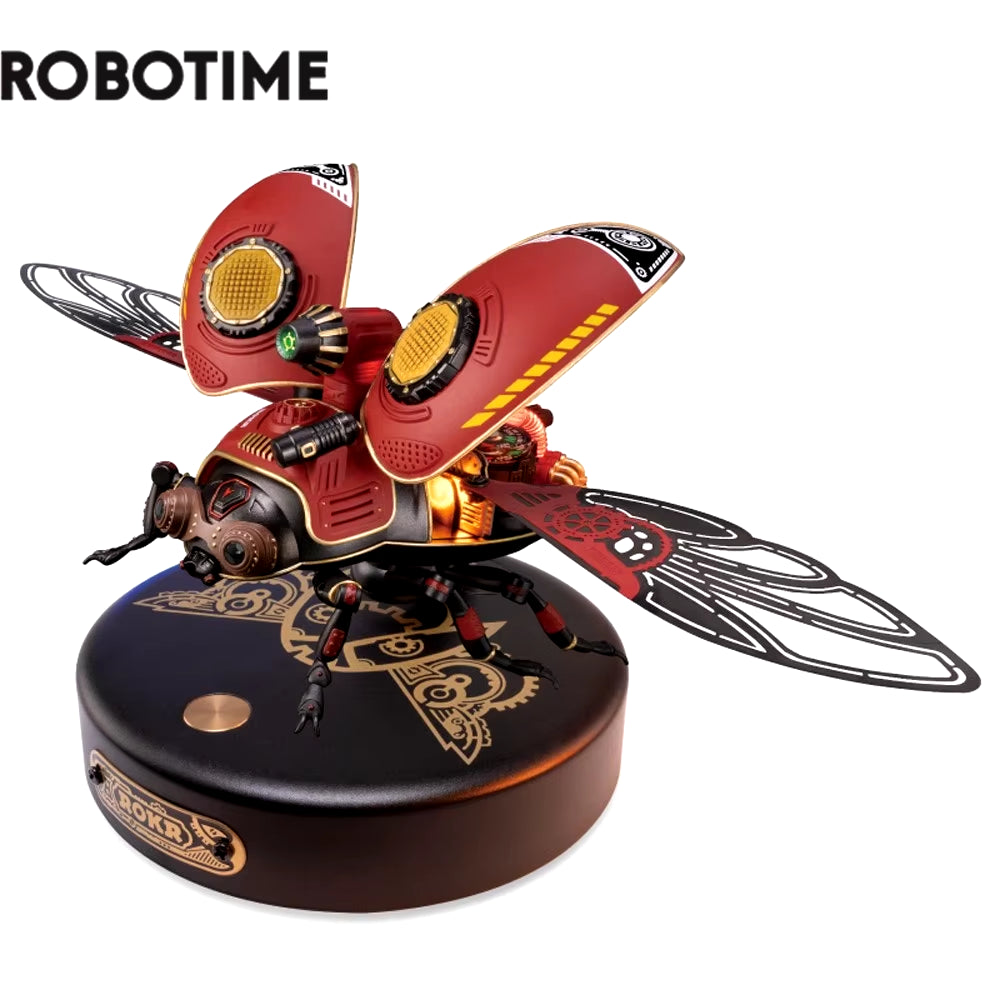 Rokr Scout Beetle MI02 - Easy Assembly 3D Metal Punk Style Puzzle for Boys and Adults - Perfect DIY Gift!