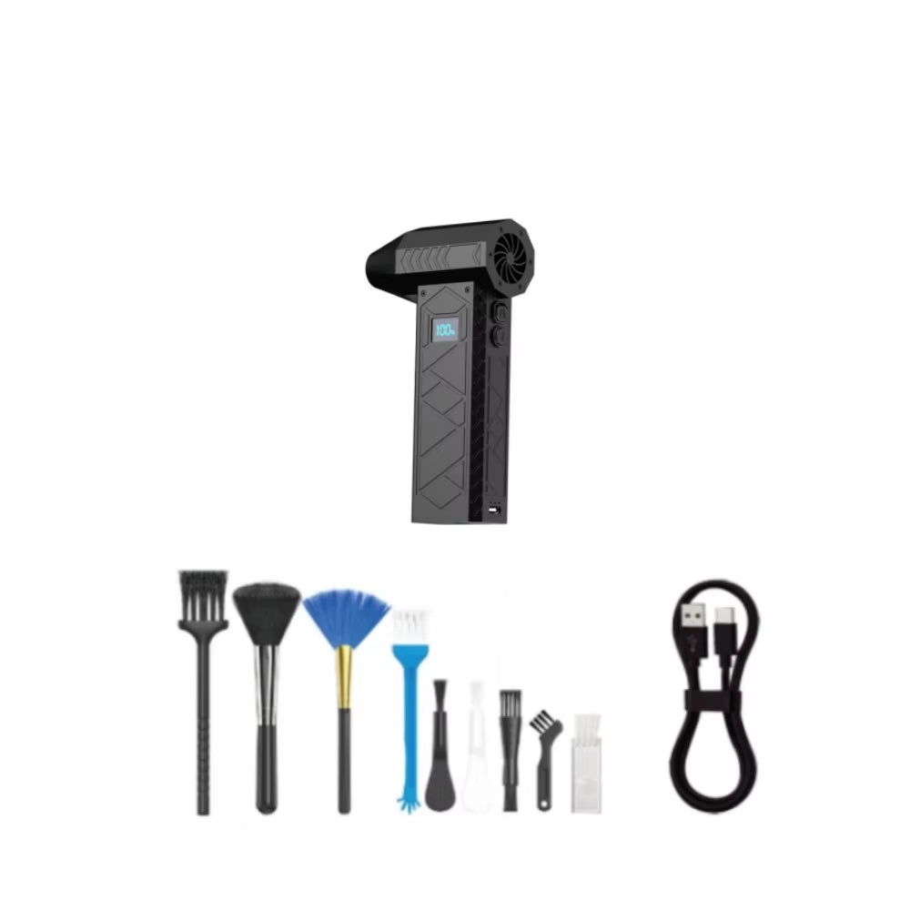 New 180000RPM Mini Turbo Jet Fan Electric Air Duster Adjustable Wind Speed 
