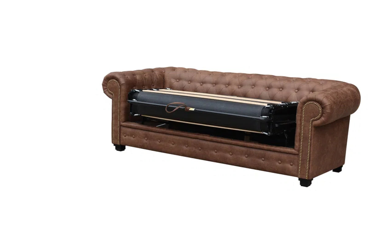 Haverly 3 Seater Chesterfield Fold Out Sofa Bed