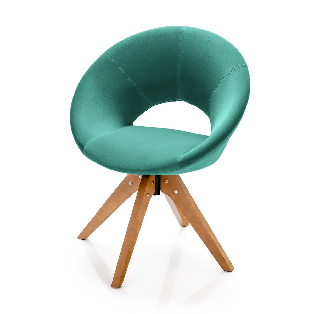 360° Swivel Velvet Accent Chair for Living Room, Bedroom and Office