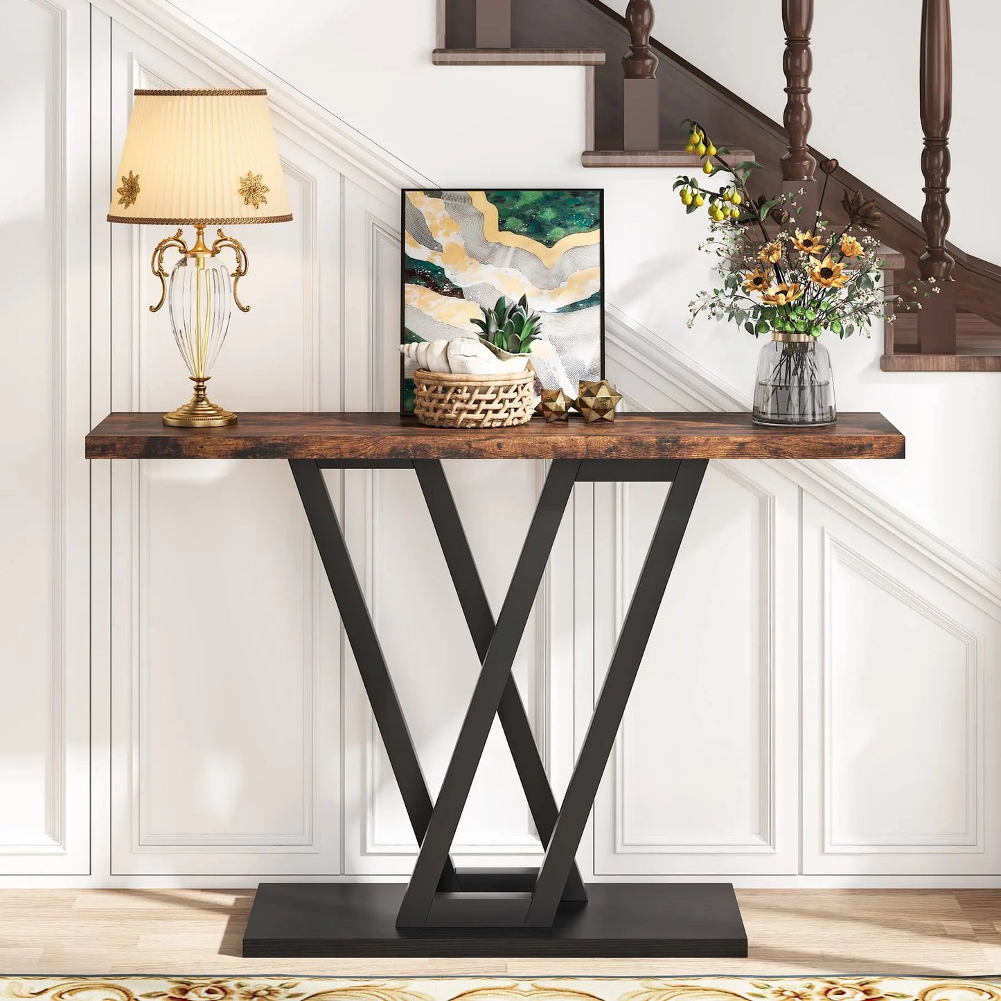 Console Tables Industrial Entryway Hallway Table Drop Shipping
