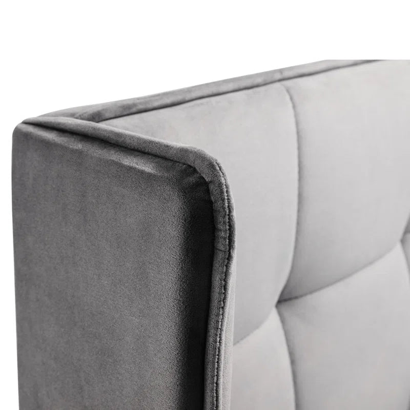 Mareike Upholstered Panel Bed with Mattress