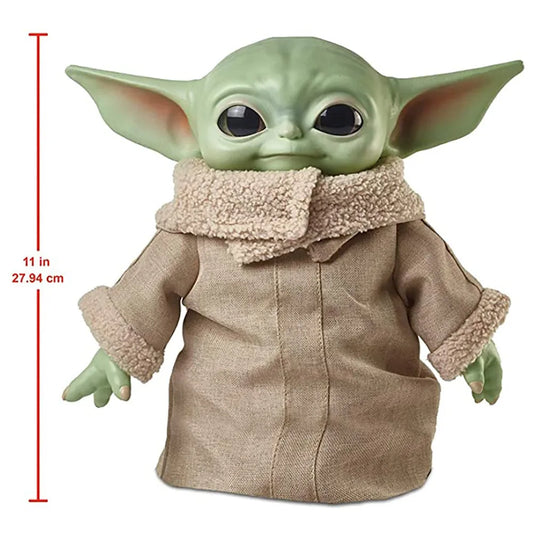 28Cm Baby Yoda Action Figure Toy Action Figure Plush Yoda Master Model Dolls Toys Boy Girls Collection Birthday Christmas Gifts