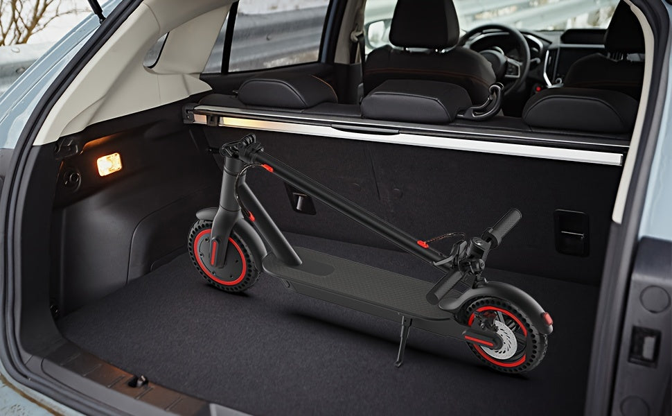 8.5-inch Adult Electric Scooter, 350W Motor, Foldable Kick Scooter with Front Headlights And Phone Holder, Range Of 20 Miles Max Load 120kg