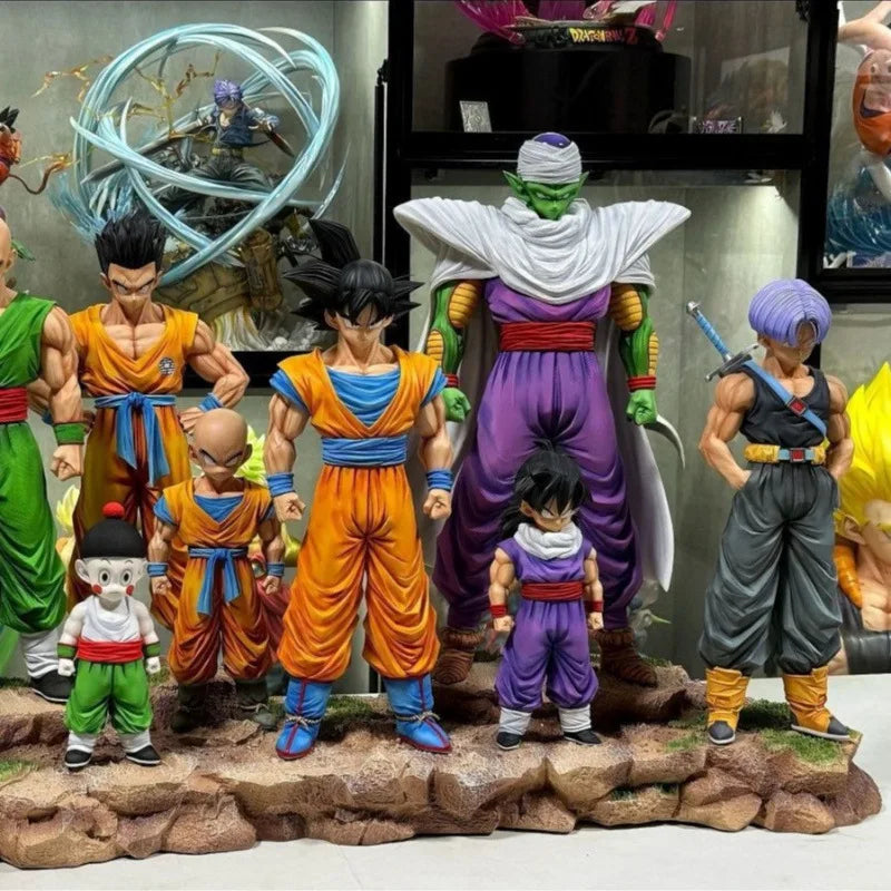 Dragon Ball 34Cm Infinite Z Warrior Complete Set Wukong Wufan Beijita Handmade Statue Model Gk Handmade Gift Scene Ornament Toy