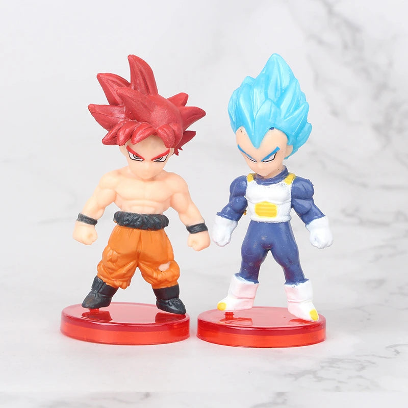 Ultimate Dragon Ball Z Action Figure Set - 16Pcs Super Saiyan Goku, Gohan, Vegeta, Broly, Piccolo & Majin Buu Collectible Toys