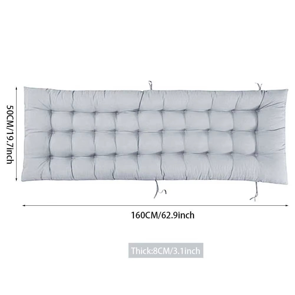【】Sun Lounger Cushion Pad Garden In/Outdoor Recliner Chair Seat Pads