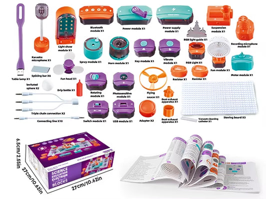 VATOS Science Circuit DIY Electronics Kit - 150+ Fun Physics Experiments for Kids Ages 6+