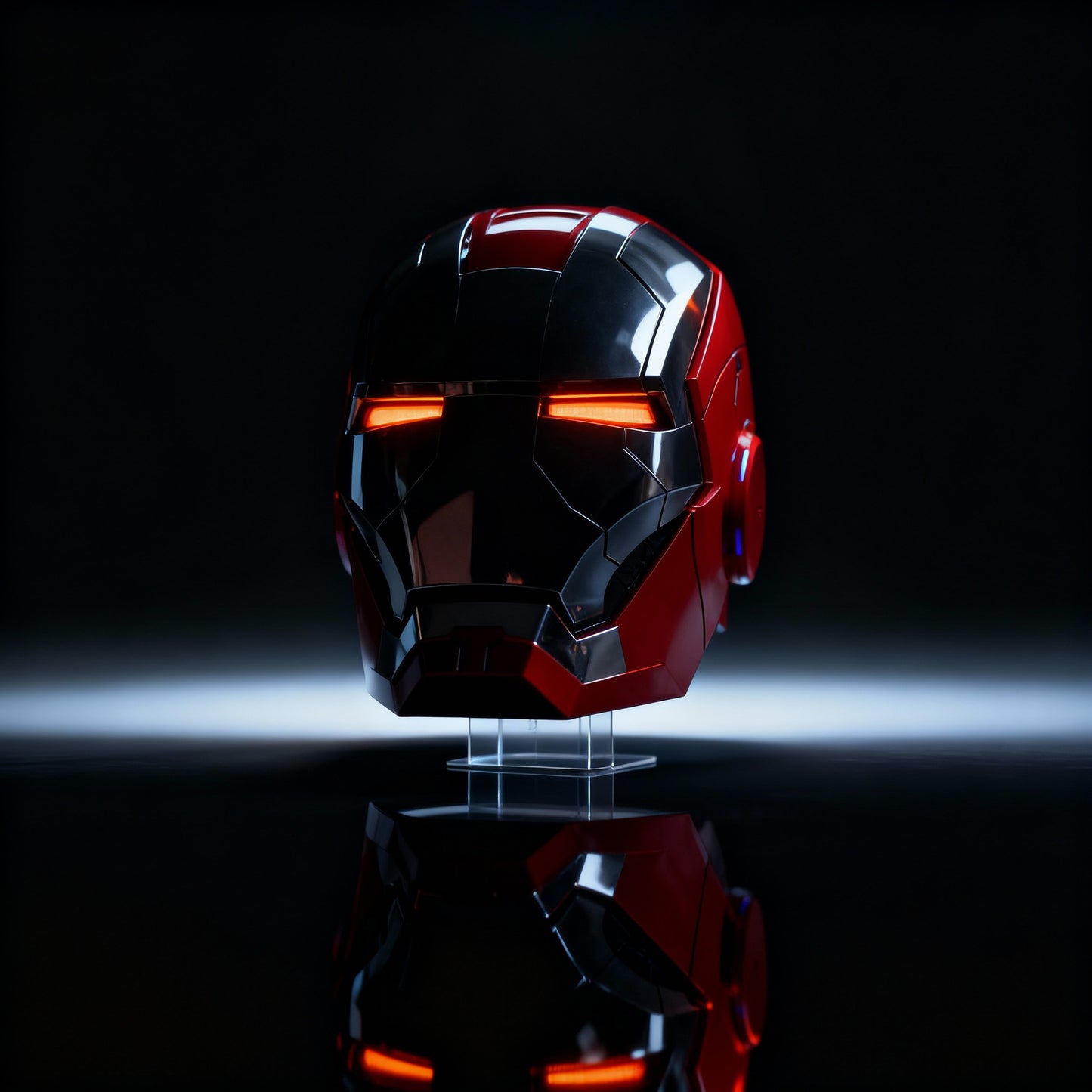 Iron Man Helmet Cosplay Voice Control Eyes with LED Light Model Perfect Christmas Gift