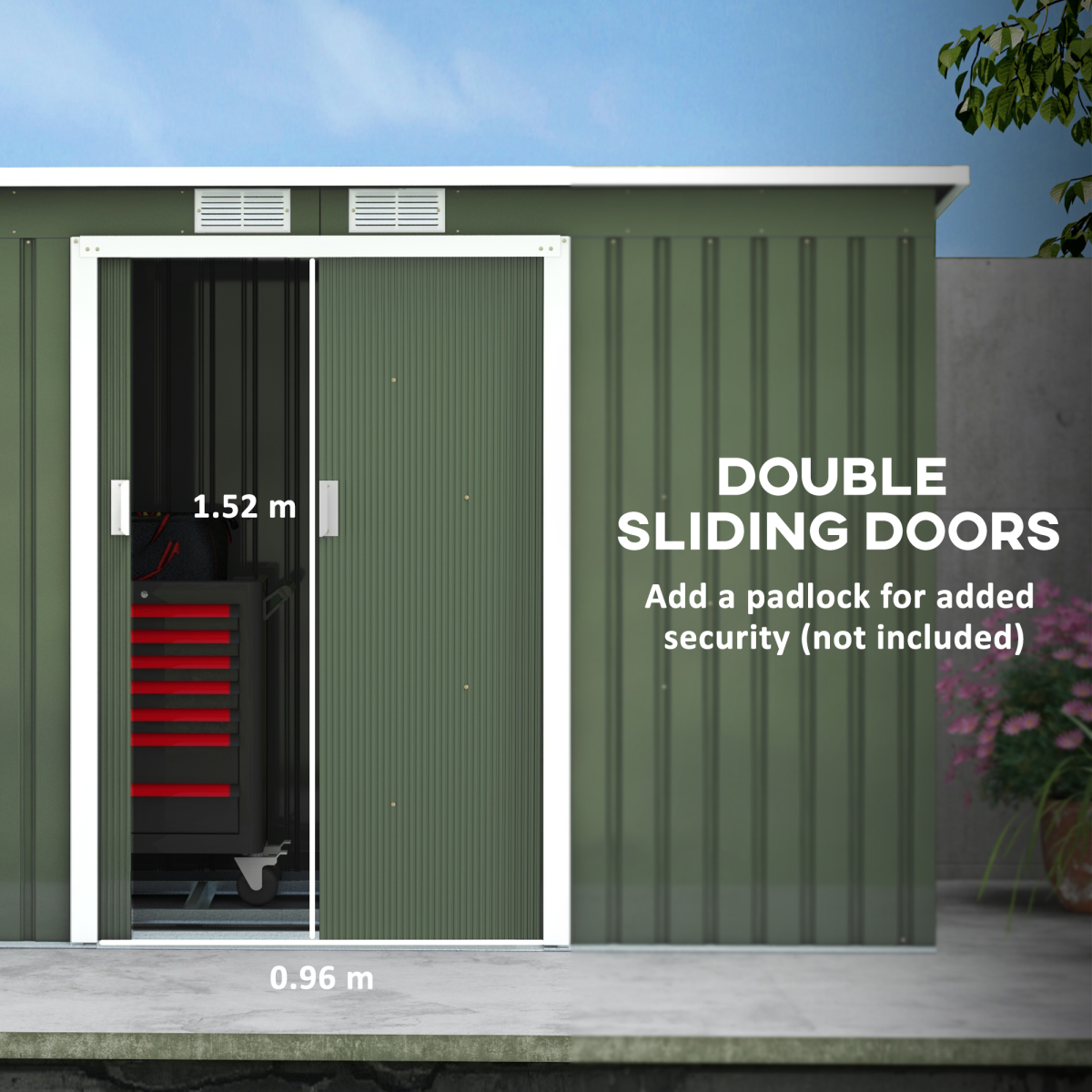 Garden Shed Pro: Weatherproof Storage & Cozy Studio Space