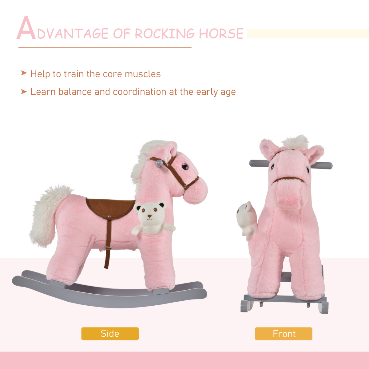 Little Riders Rocking Horse - Bright, Safe & Timeless