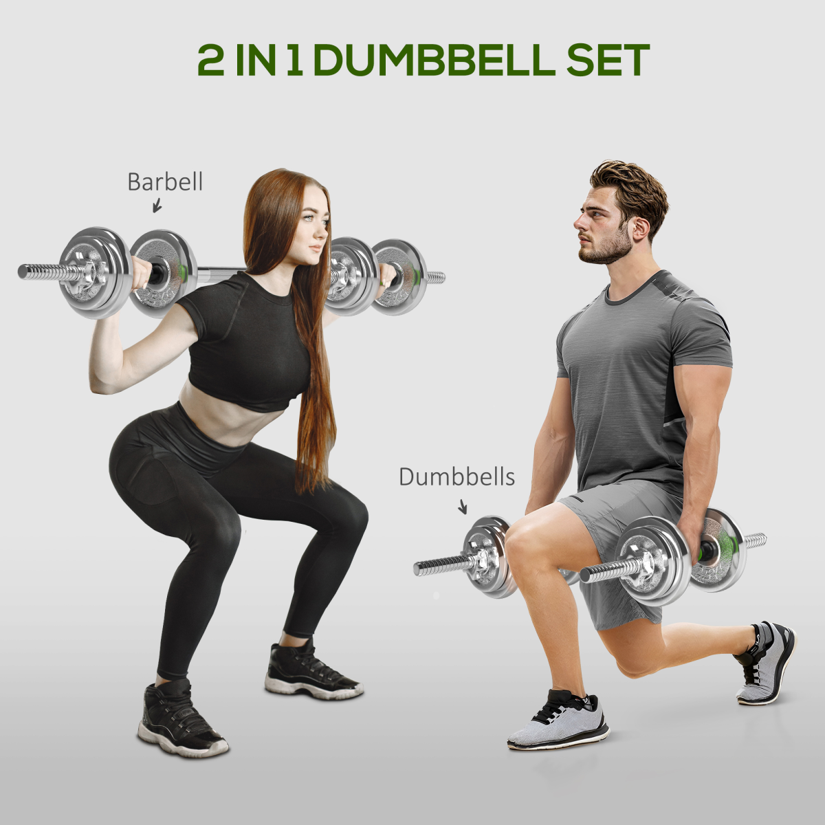 SPORTNOW 20kg Adjustable Dumbbells: Transform Your Workout Experience