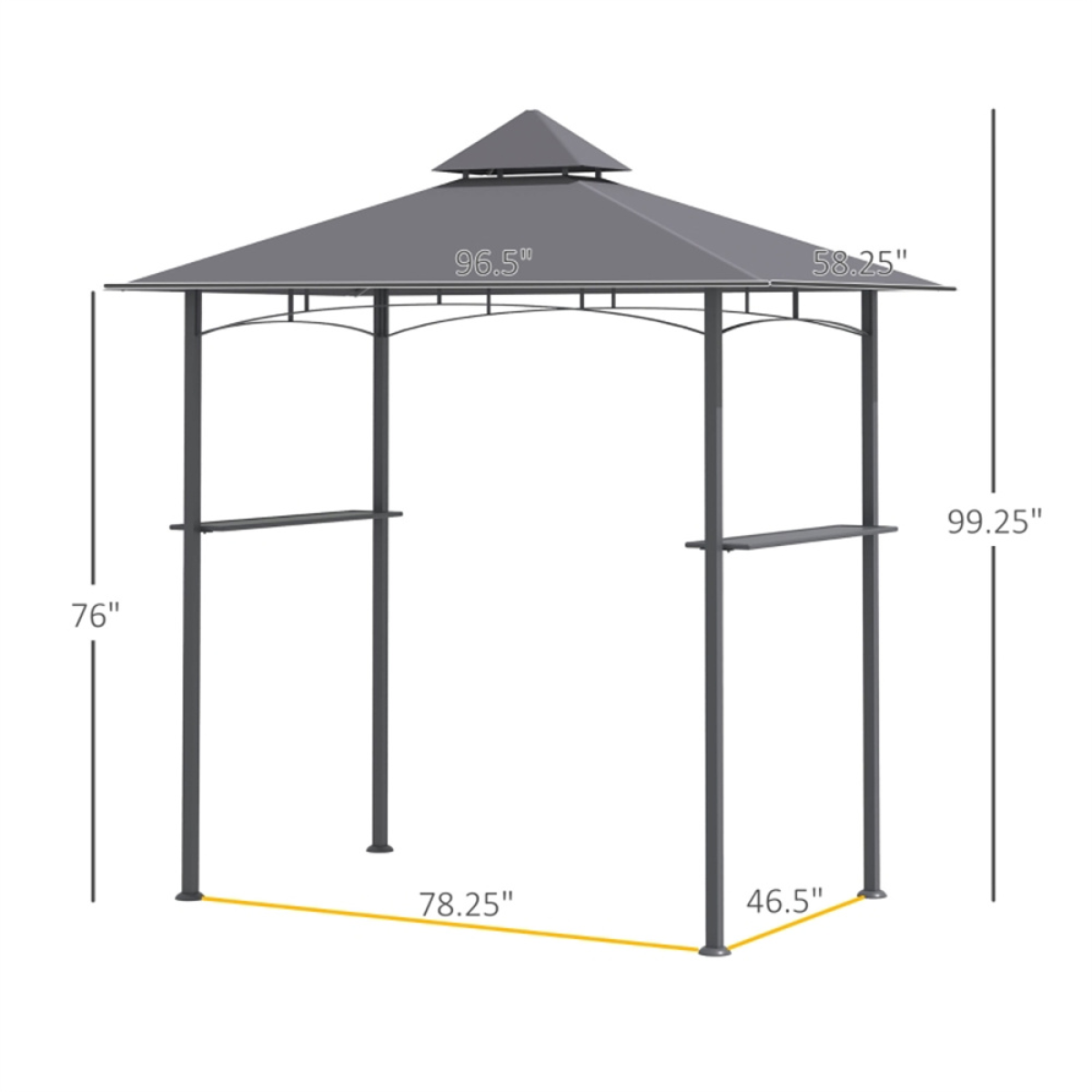 Versatile Outdoor Pop-Up Canopy Gazebo – Perfect for Events & Gatherings