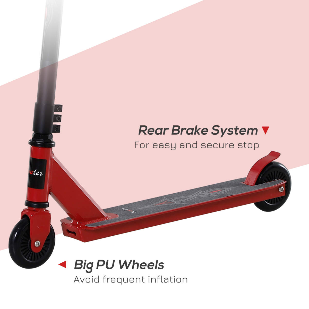 Red Stunt Scooter: Complete Trick Scooter for Teens – Safe & Stylish!