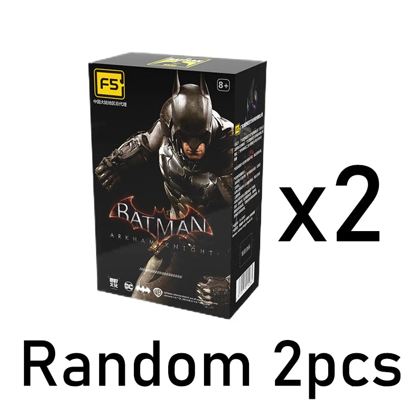 F5 Batman Arkham Knight Blind Box Action Figures - Collectible 10cm Models, 7 Unique Styles, Perfect Gift for Boys!