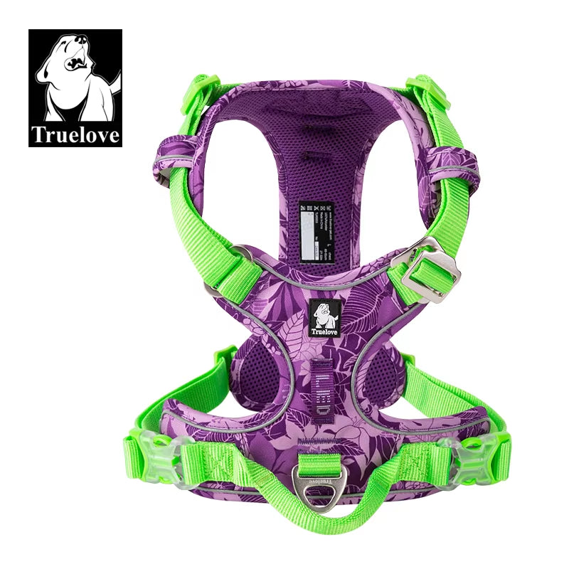 Ultimate Camouflage Reflective Dog Harness - Adjustable & Stylish TLH5653