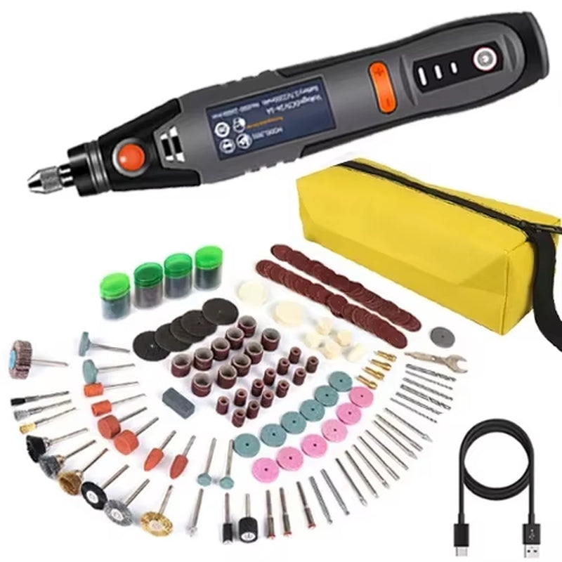 35W USB Cordless Rotary Tool Dremel DIY Mini Drill Engraving Pen 