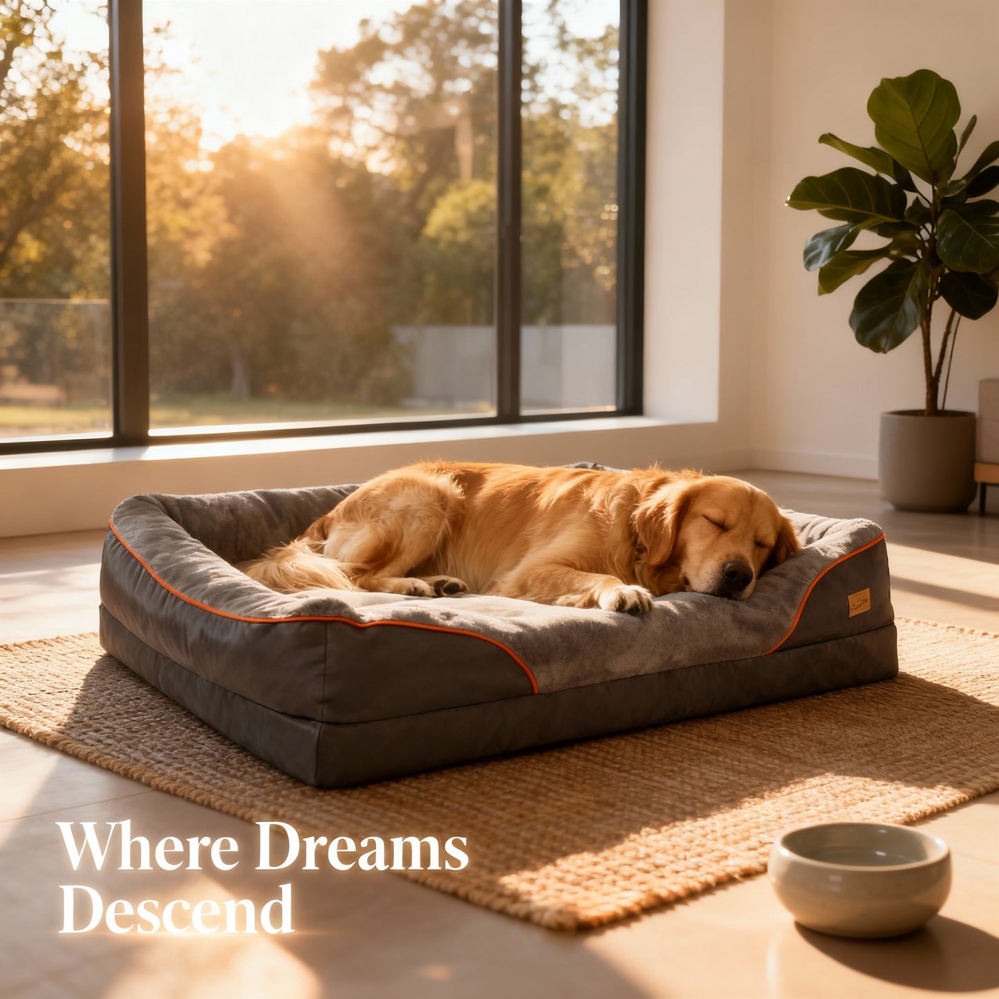 Ultimate Comfort Jumbo Orthopaedic Dog Bed with Memory Foam Couch Waterproof Removable Cover