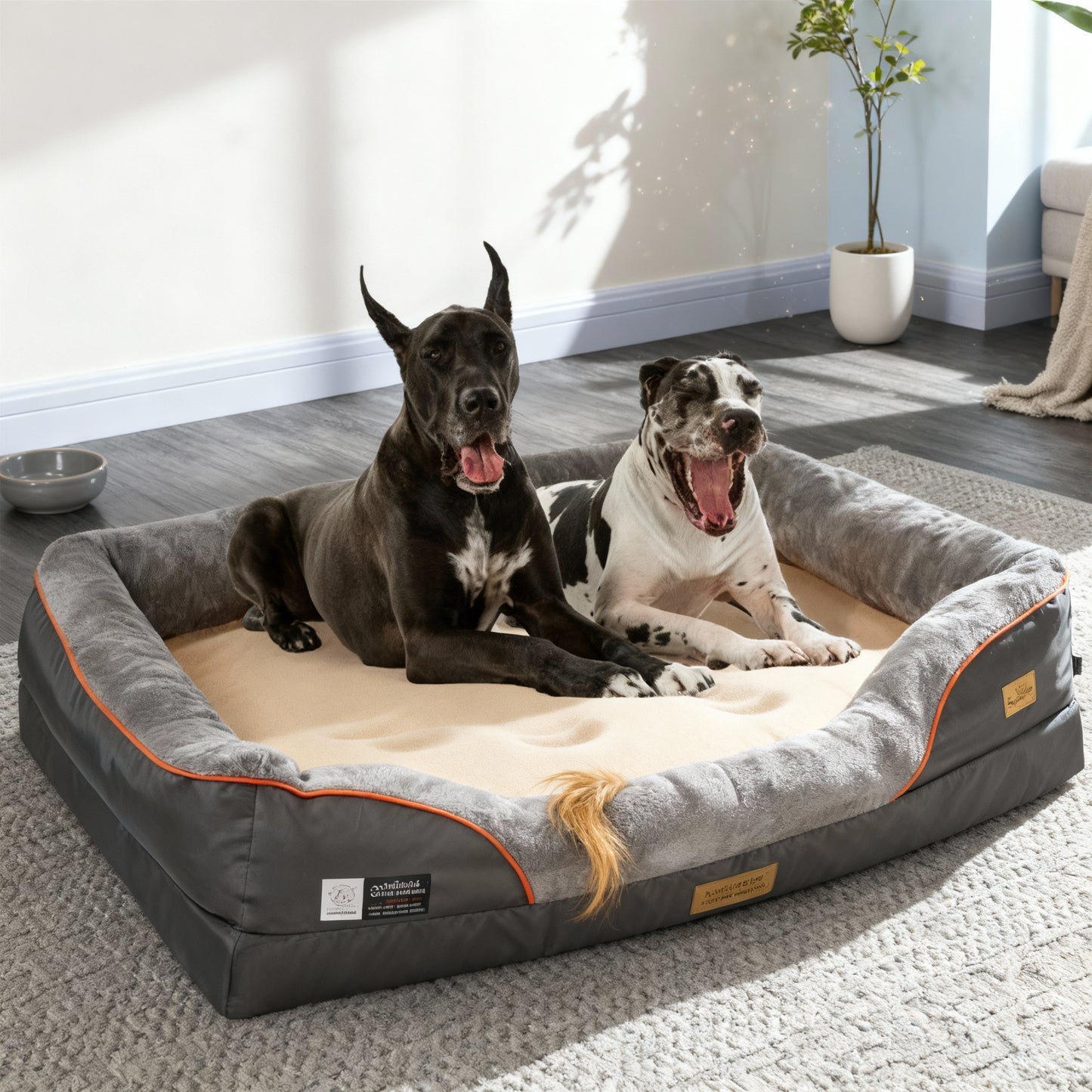 Ultimate Comfort Jumbo Orthopaedic Dog Bed with Memory Foam Couch Waterproof Removable Cover