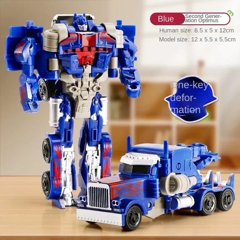 Transform Your Imagination with the One-Step Deformation Car Anime Robot Action Figure for Kids!