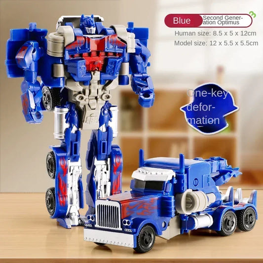 Transform Your Imagination with the One-Step Deformation Car Anime Robot Action Figure for Kids!