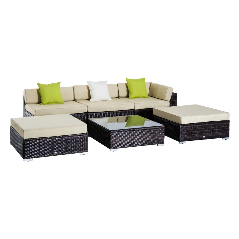 Normandy 5 - Person Seating Group with Cushions