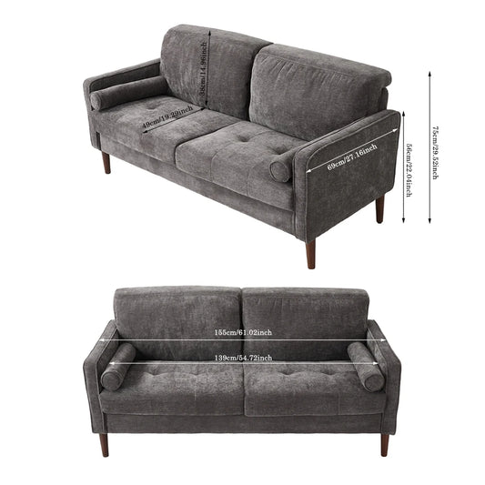 Upholstered Two-Seater Sofa Armchair for Living room Home Decoration