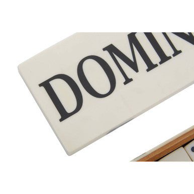 Churchill Games White and Black Domino Box