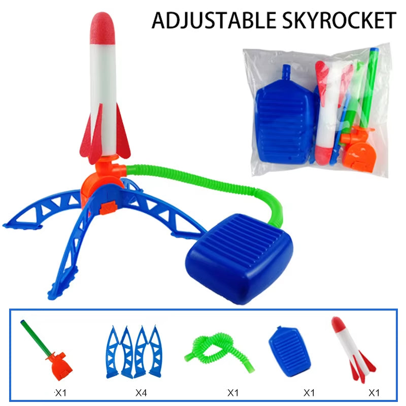 Air Rocket Foot Pump Launcher - Exciting Outdoor Toy for Kids, Perfect for Jumping Sports and Fun Games!
