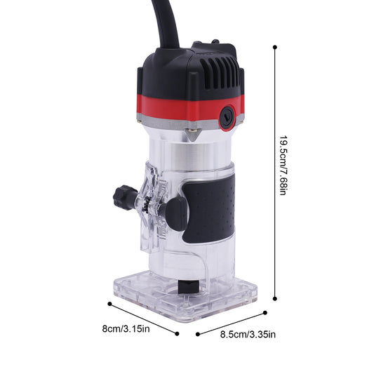 Powerful 800W Electric Hand Trimmer - Perfect for Wood Trimming, Grooving, and Drilling!